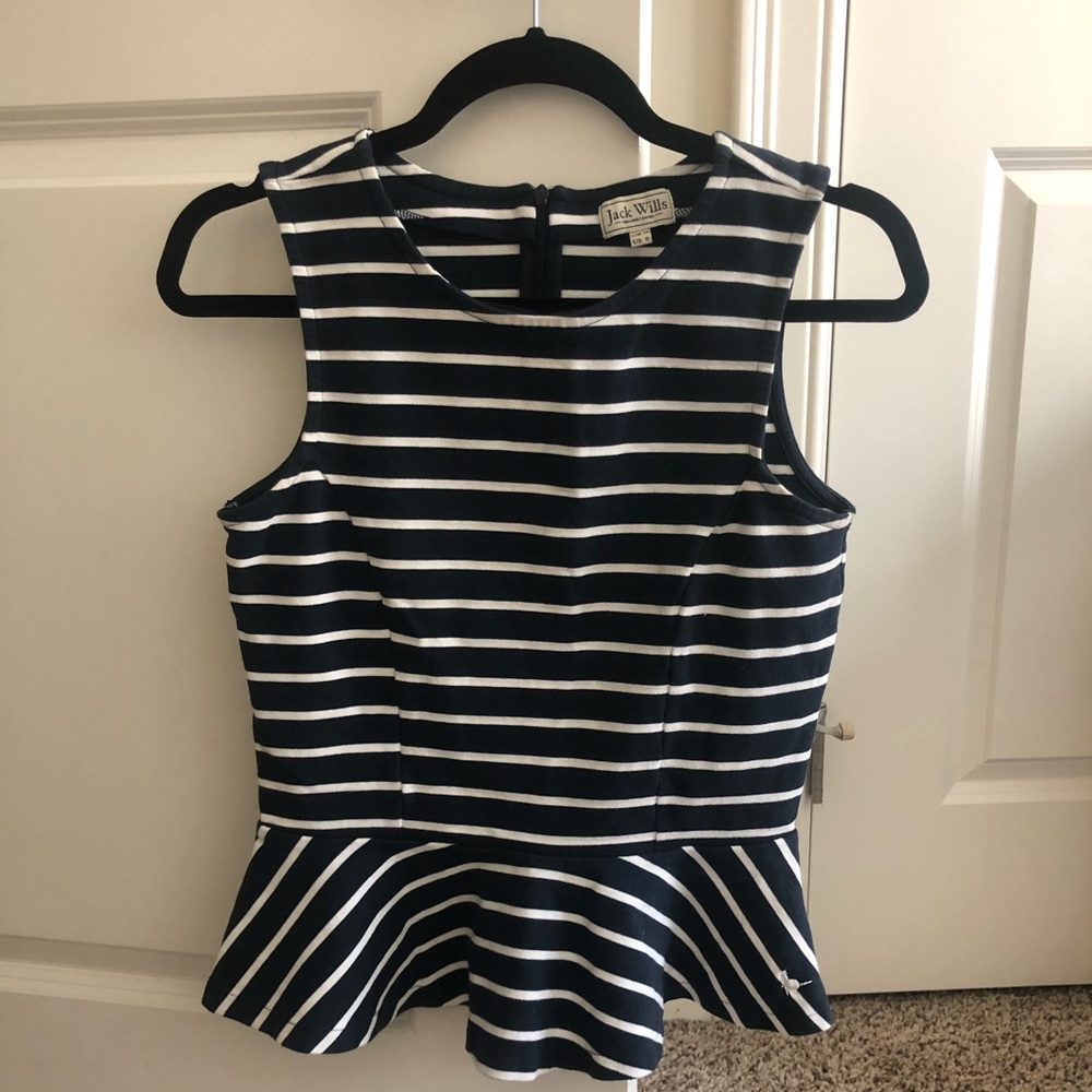 Jack Wills Peplum Top - Picture 3 of 5